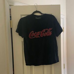 Coca-Cola Black Tee with Red Logo